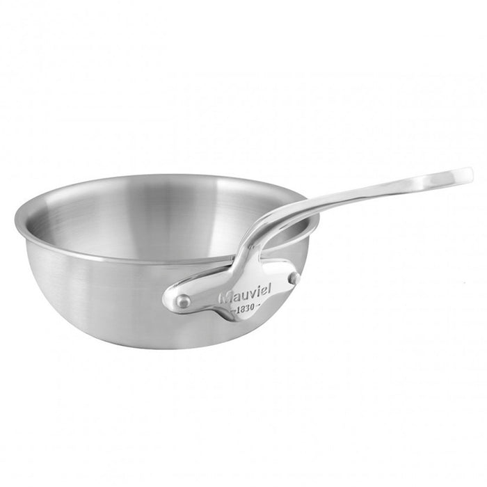Mauviel M'Urban 3 Stainless Steel Curved Splayed Saute pan, 3.4-Quart