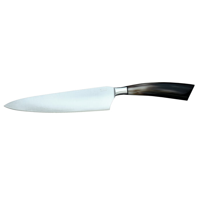 Coltelleria Saladini Stainless Steel Chef's Knife with Ox Horn Handle, 9.8-Inch