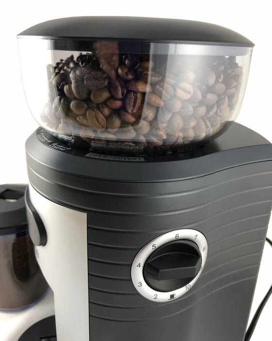 Espressione Conical Burr Black Coffee Grinder