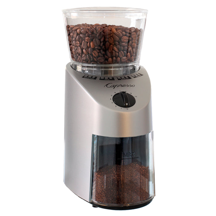 Capresso Infinity Conical Burr Grinder, Stainless Steel