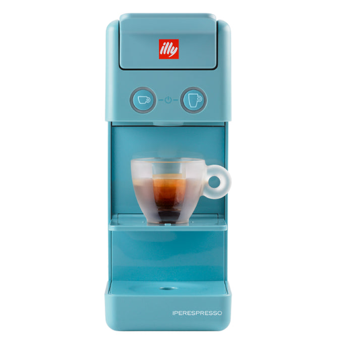 illy Y3.3 Cape Town Blue Espresso and Coffee Machine