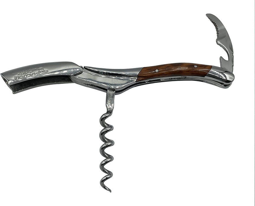 Laguiole en Aubrac Bolster Sommelier Corkscrew, With Amourette Handle
