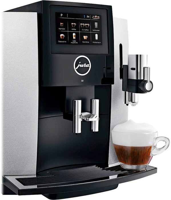 Jura S8 Automatic Coffee Machine, Black with Chrome - LaCuisineStore