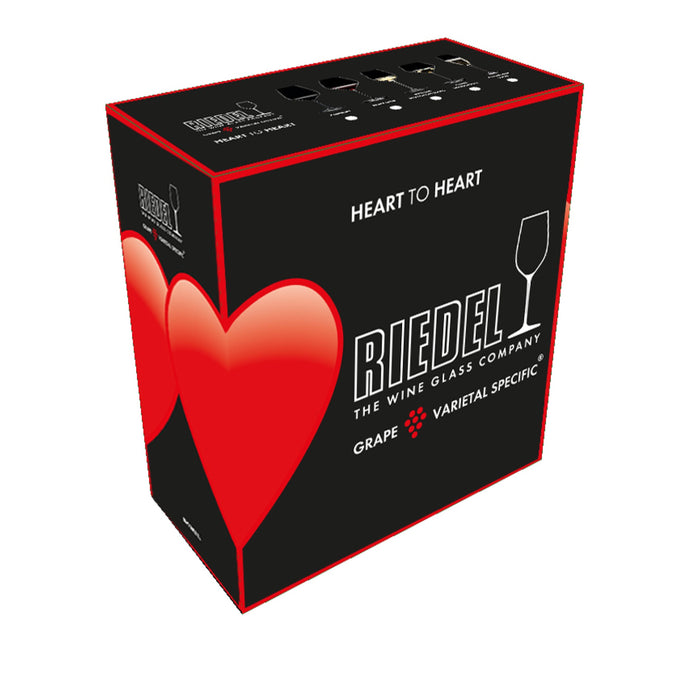 Riedel Heart To Heart 4-Piece Wine Carbernet Sauvignon Glass, 28 Oz