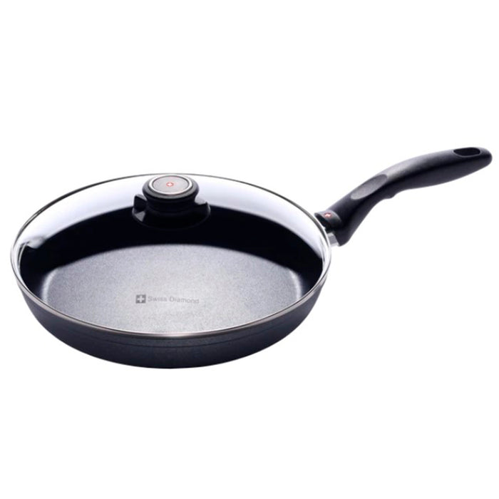 Swiss Diamond HD Classic Nonstick Fry Pan with Lid, 10.25-Inches