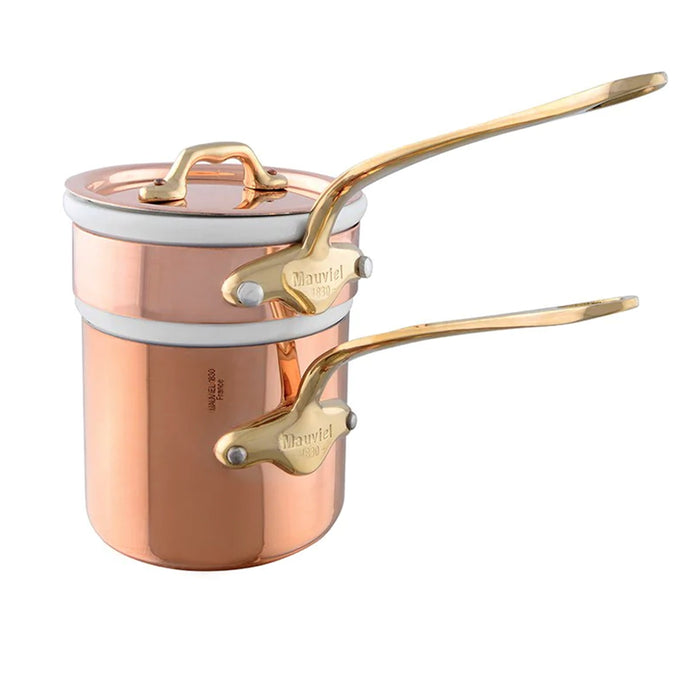 Mauviel M'150B Copper Bain Marie With Bronze Handles, 5.5-Inches