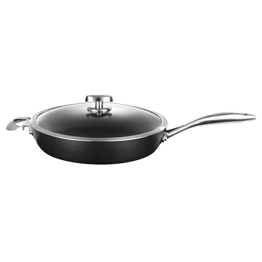 Belgique Champagne Aluminum 3-Qt. Nonstick Soup Pot with Lid 