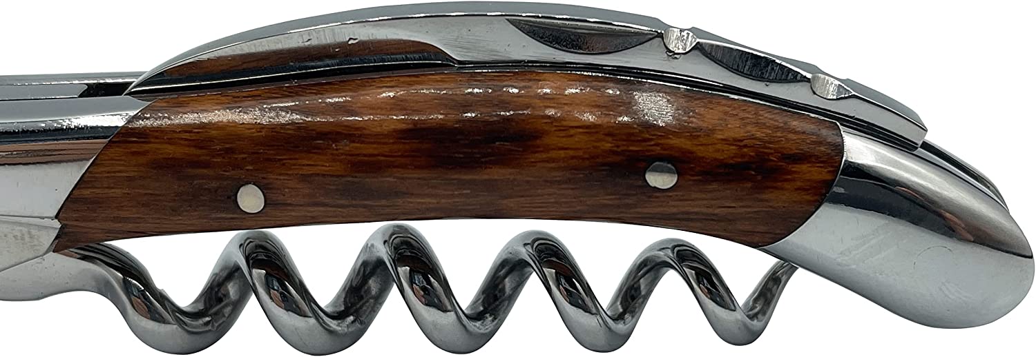 Laguiole en Aubrac Bolster Sommelier Corkscrew, With Amourette Handle