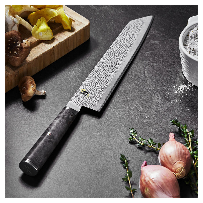 Miyabi Black 5000MCD67 Stainless Steel Kiritsuke Knife, 9.5-Inches