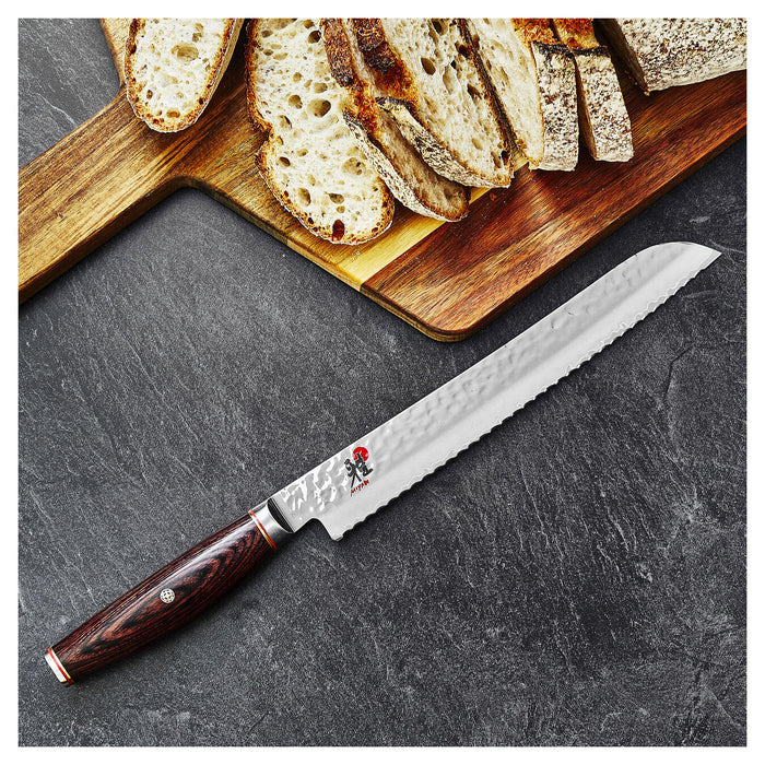 Miyabi Artisan 6000MCT Stainless Steel Bread Knife, 9-Inches