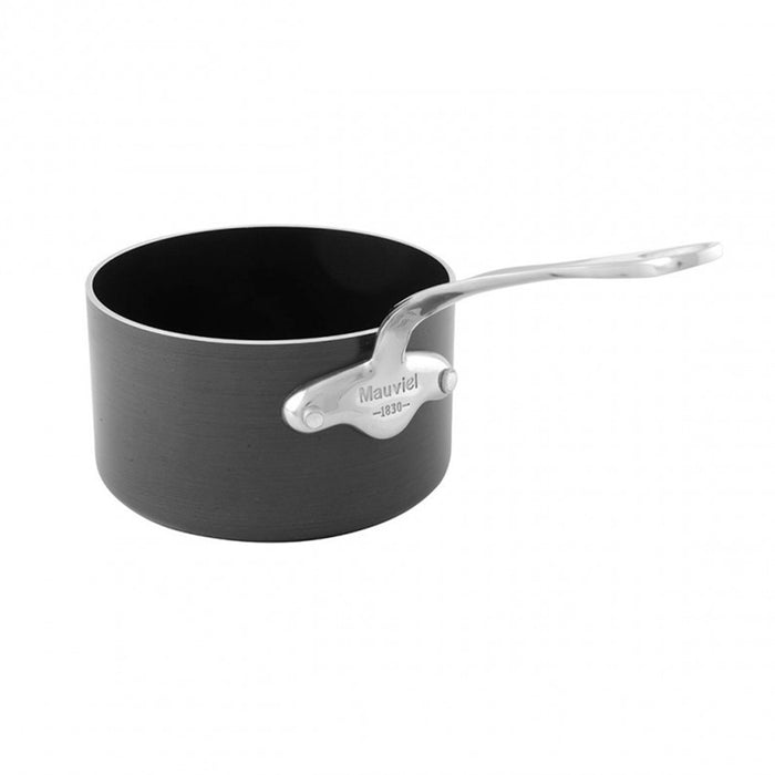 Mauviel M'Stone3 Aluminum Sauce pan With Stainless Steel Handle, 1.3-Quart