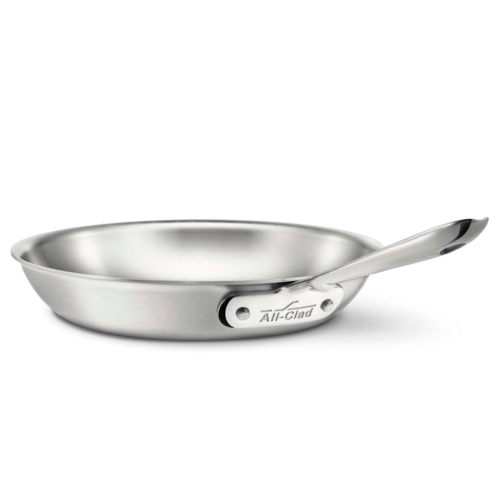 All Clad BD55110 D5 Brushed Stainless Steel Fry Pan, 10-Inches