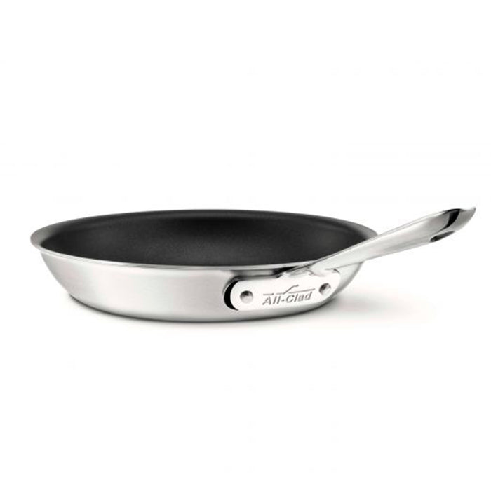 All Clad BD55112 NS R2 D5 Brushed Stainless Steel Fry Pan, 12-Inches