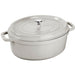 Staub Cast Iron Oval Cocotte, 7-Quart - LaCuisineStore