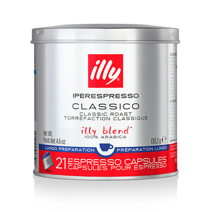 illy iperEspresso Classico Lungo Medium Roast Coffee Capsules, Set of 3