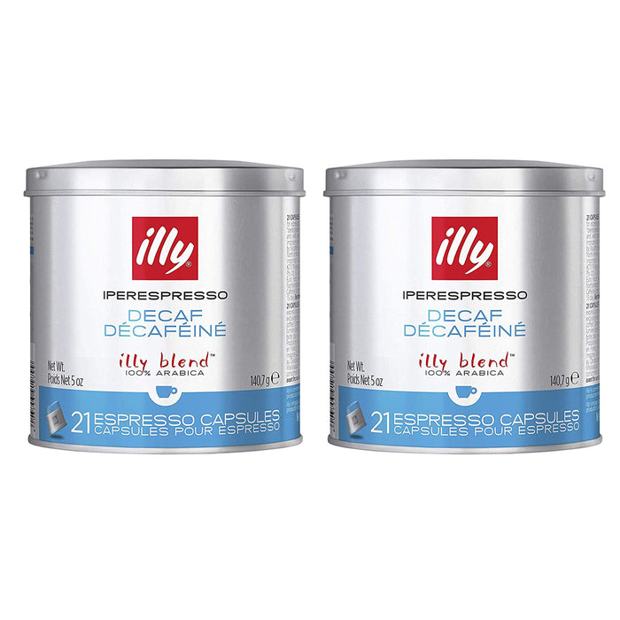 illy iperEspresso Decaf Coffee Capsules, Set of 2