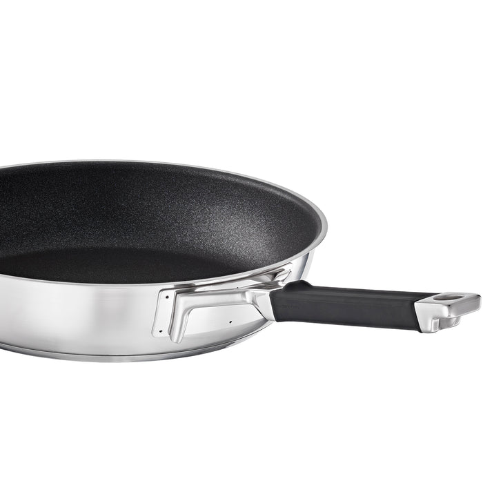 Rosle Silence Pro Stainless Steel Fry Pan, 12.5-Inches