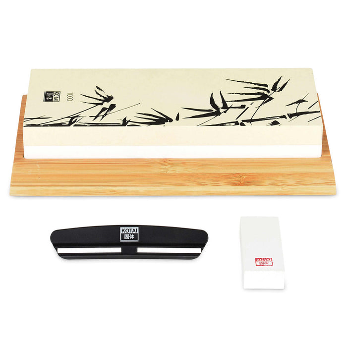 Kotai Knife Sharpening Set with Double-Sided, 1000/6000 Grit
