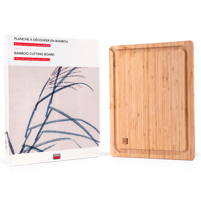 Kotai Bamboo Cutting Board, 15.5 x 12 x 1-Inch