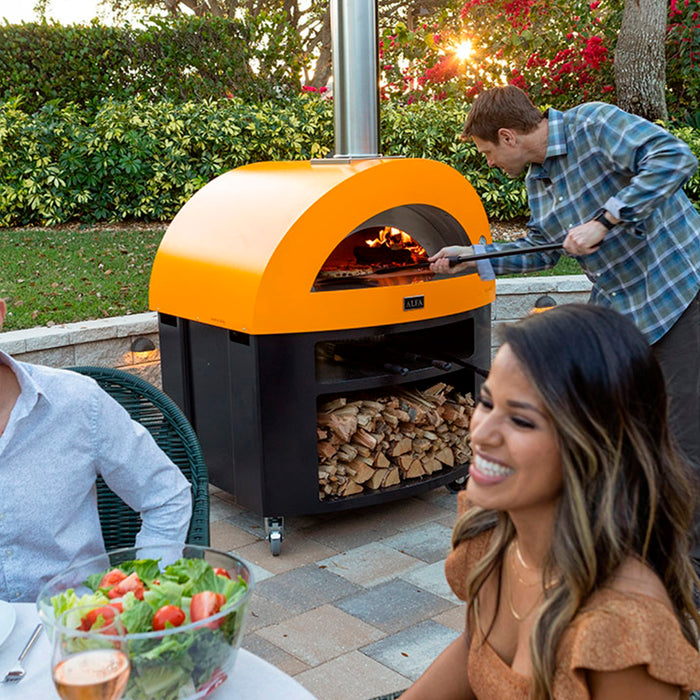 Alfa Forni Allegro Fire Yellow Wood-Powered Pizza Oven