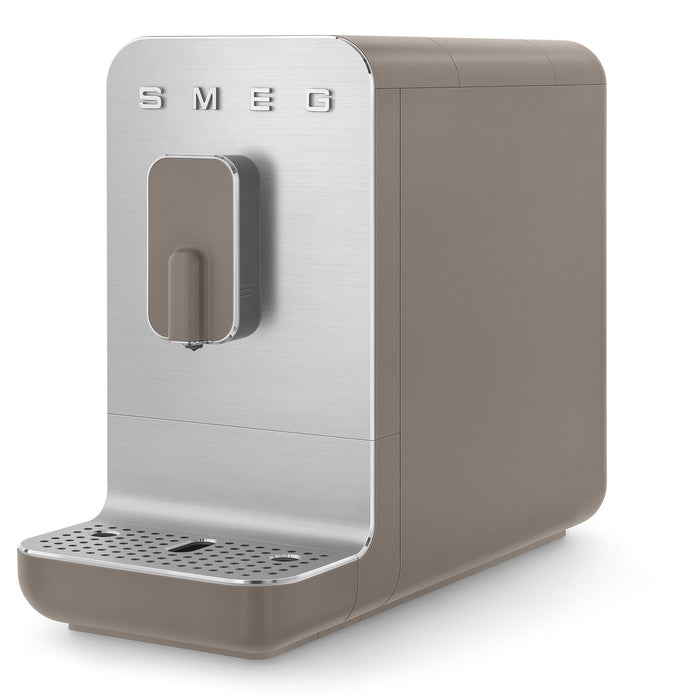 Smeg Fully Automatic Taupe Coffee Machine