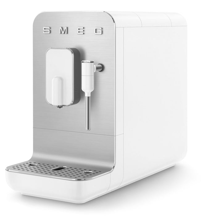 Smeg Fully Automatic White Coffee Machine with Steamer