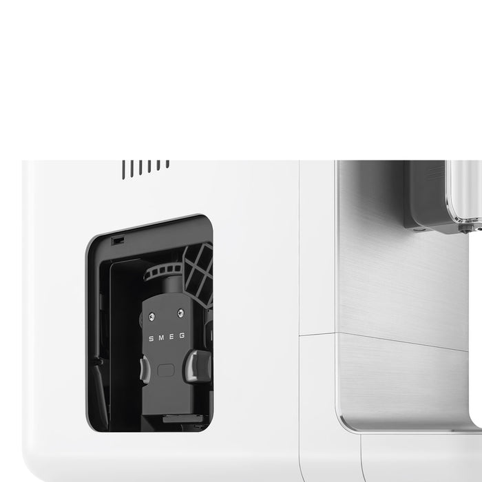 Smeg Fully Automatic White Coffee Machine with Steamer