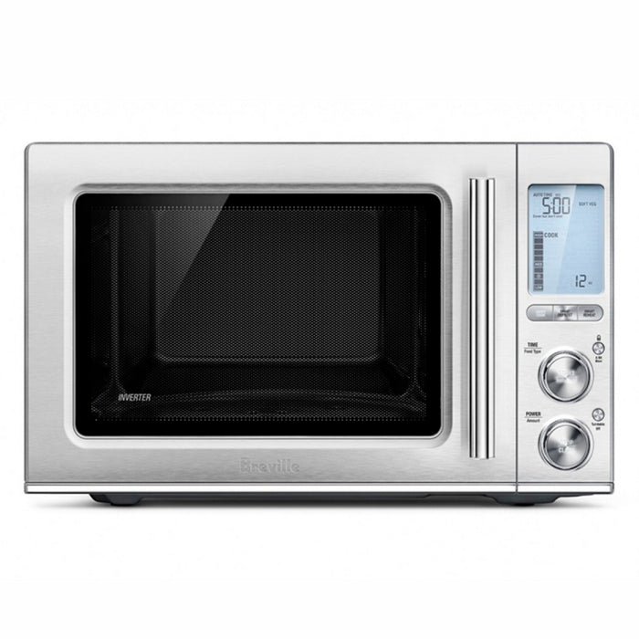 Breville The Smooth Wave Microwave, Brushed Stainless Steel