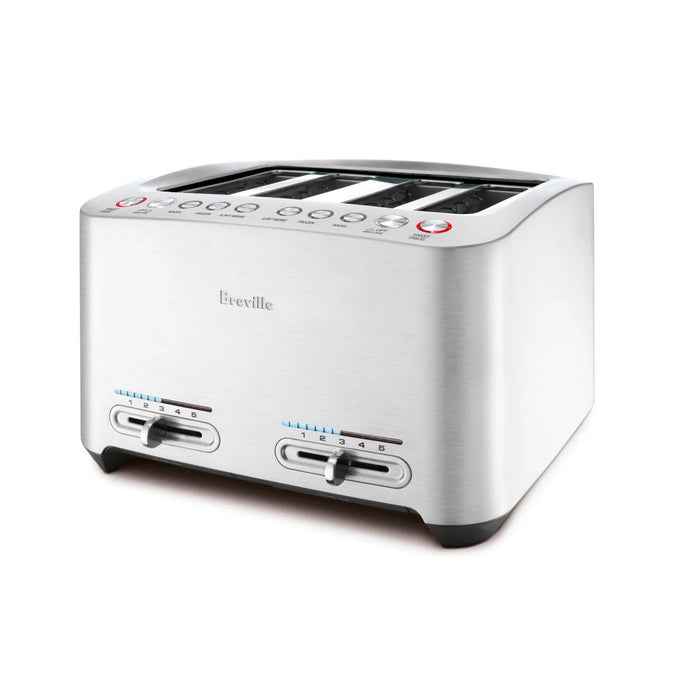Breville Die-Cast 4 Slice Brushed Aluminum Smart Toaster