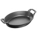 Staub Cast Iron Oval Baking Dish Matte Black, 9.5 x 6.75-Inches - LaCuisineStore