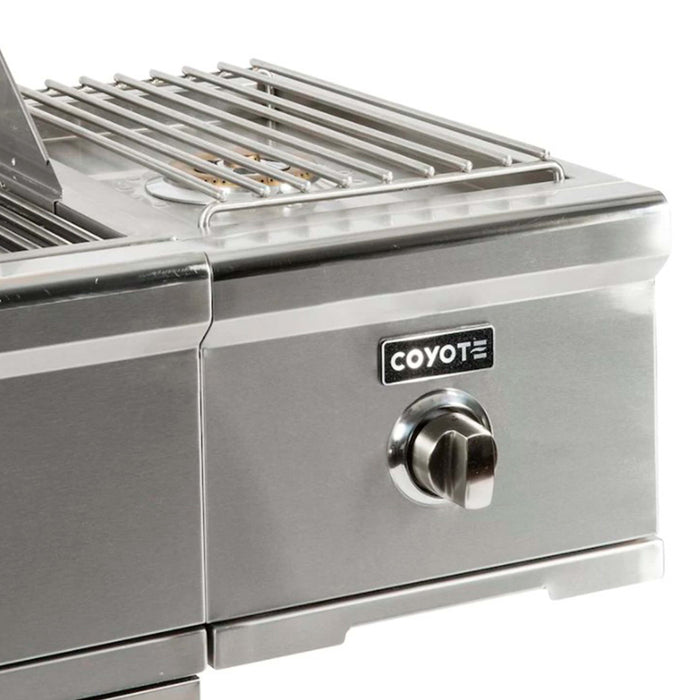 Coyote C-Series Liquid Propane Single Side Burner for Grill Cart