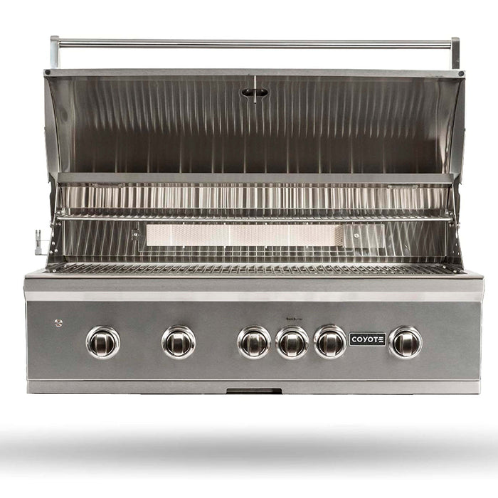 Coyote S-Series Built-In Propane Gas Grill with 4 Infinity Burners, 42-Inches