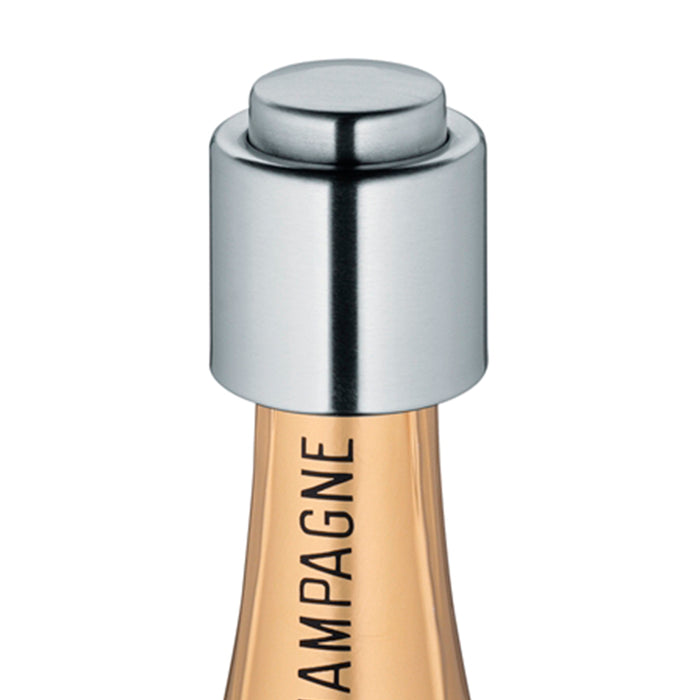 Cilio Stainless Steel Champagne Bottle Sealer and Wine Bottle Sealer Set