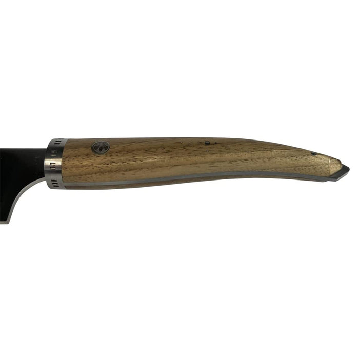 Laguiole en Aubrac Stainless Steel Chef's Knife with Walnut Wood Handle, 9-Inches