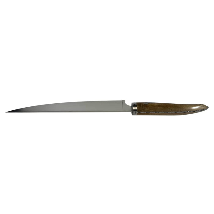 Laguiole en Aubrac Stainless Steel Chef's Knife with Walnut Wood Handle, 9-Inches
