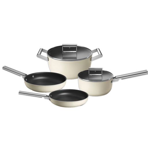 Ninja Foodi NeverStick Stainless 10-Piece Cookware Set, Silver - Curacao 