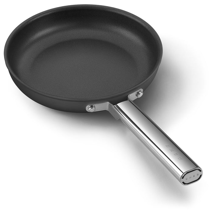 Smeg Cookware 50's Style Non-Stick Black Fry Pan, 9.5-Inches