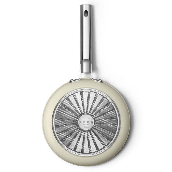 Smeg Cookware 50's Style Non-Stick Cream 2-Piece Fry Pan Set
