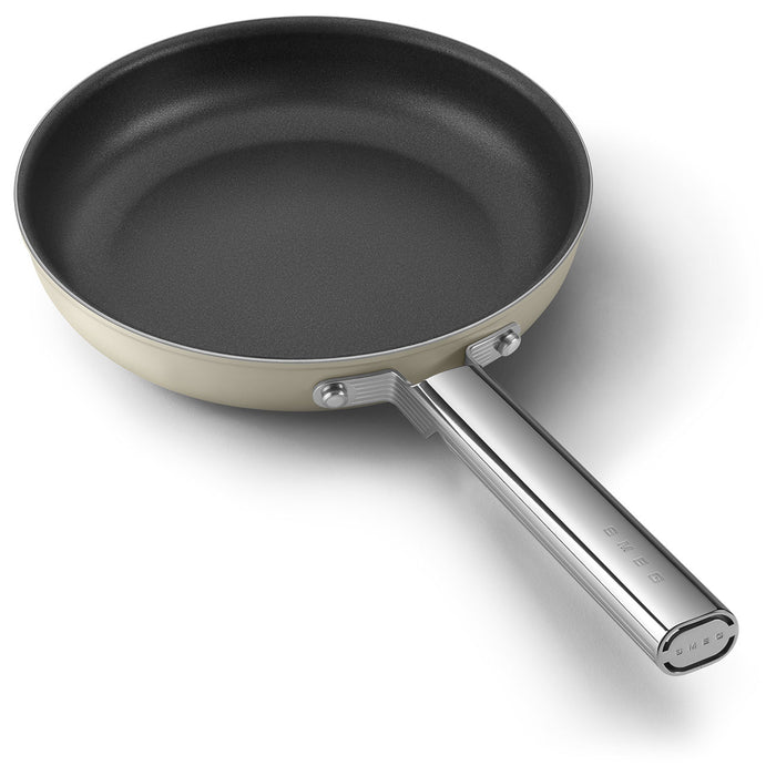 Smeg Cookware 50's Style Non-Stick Cream Fry Pan, 9.5-Inches