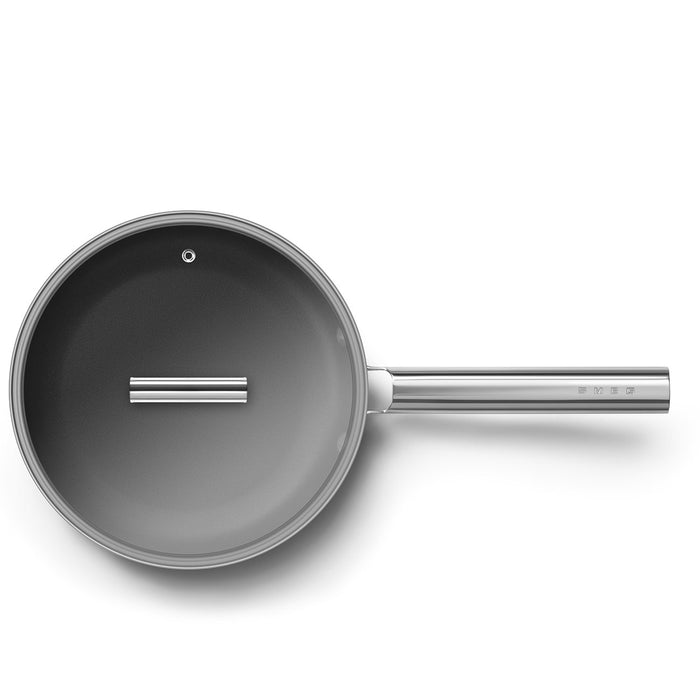 Smeg Cookware 50's Style Non-Stick Cream Fry Pan, 9.5-Inches