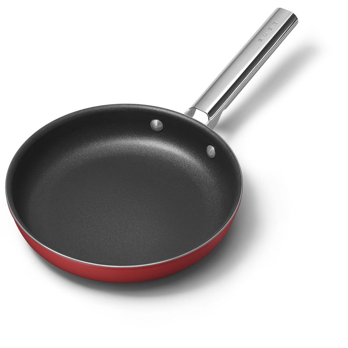 Smeg Cookware 50's Style Non-Stick Red 2-Piece Fry Pan Set