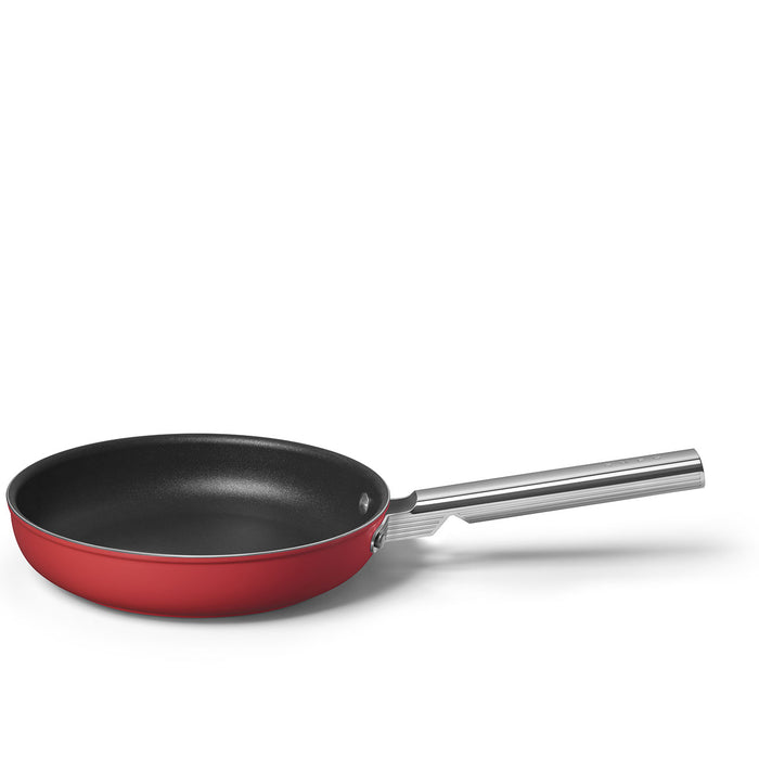 Smeg Cookware 50's Style Non-Stick Red 2-Piece Fry Pan Set