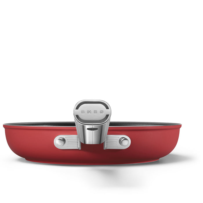 Smeg Cookware 50's Style Non-Stick Red 2-Piece Fry Pan Set