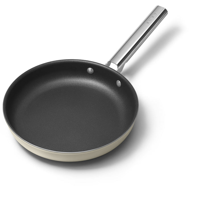 Smeg Cookware 50's Style Non-Stick Cream Fry Pan, 10-Inches