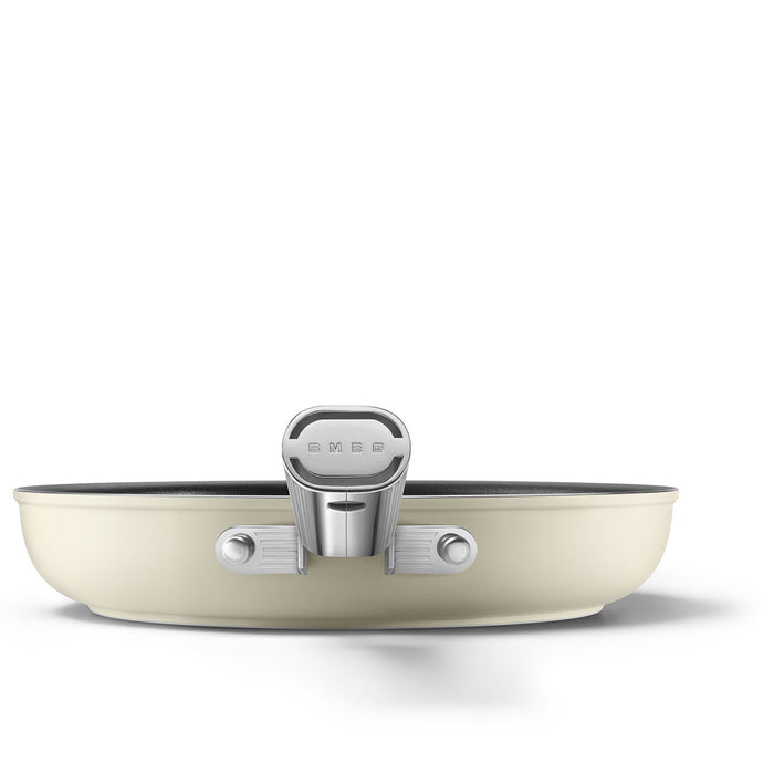 Smeg Cookware 50's Style Non-Stick Cream Fry Pan, 10-Inches