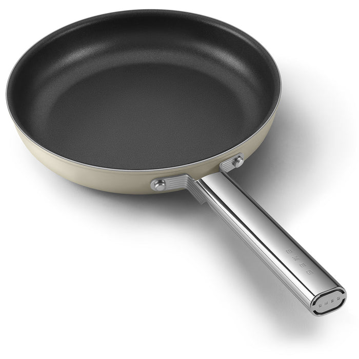 Smeg Cookware 50's Style Non-Stick Cream Fry Pan, 10-Inches