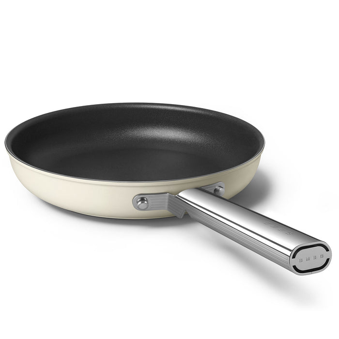 Smeg Cookware 50's Style Non-Stick Cream Fry Pan, 10-Inches