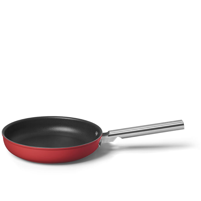 Smeg Cookware 50's Style Non-Stick Red Fry Pan, 10-Inches
