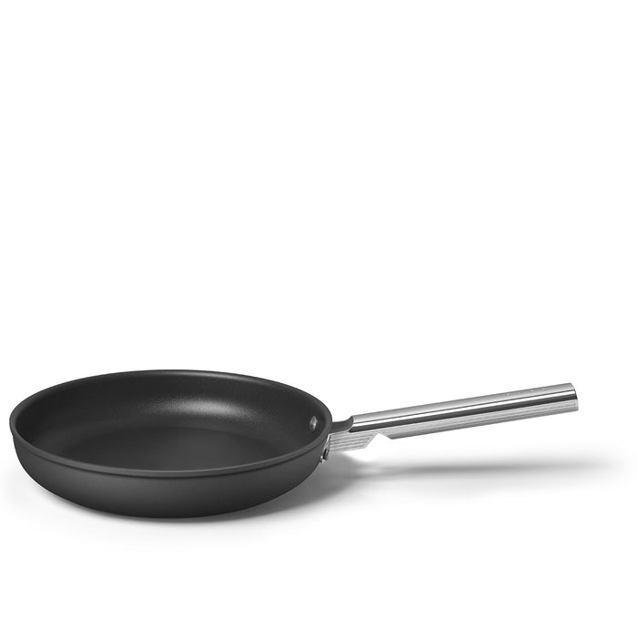 Smeg Cookware 50's Style Non-Stick Black Fry Pan, 11-Inches