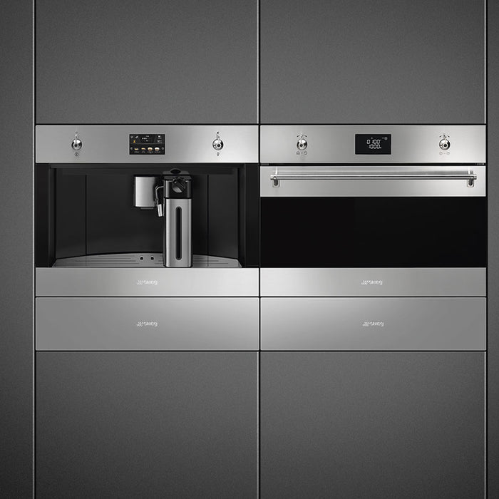 Smeg Classic Aesthetic Fully-Automatic Built-in Coffe System, 24-Inches